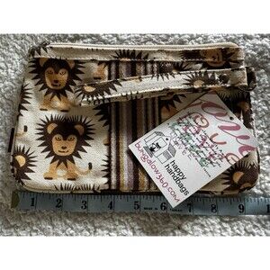 Bungalow 360 Large Corner Zip Pouch With Wristlet NEW